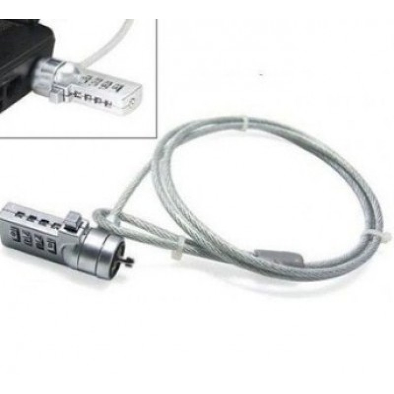 CANDADO BROBOTIX DE SEGURIDAD K-SLOT DE COMBINACION PARA PORTATILES image 2