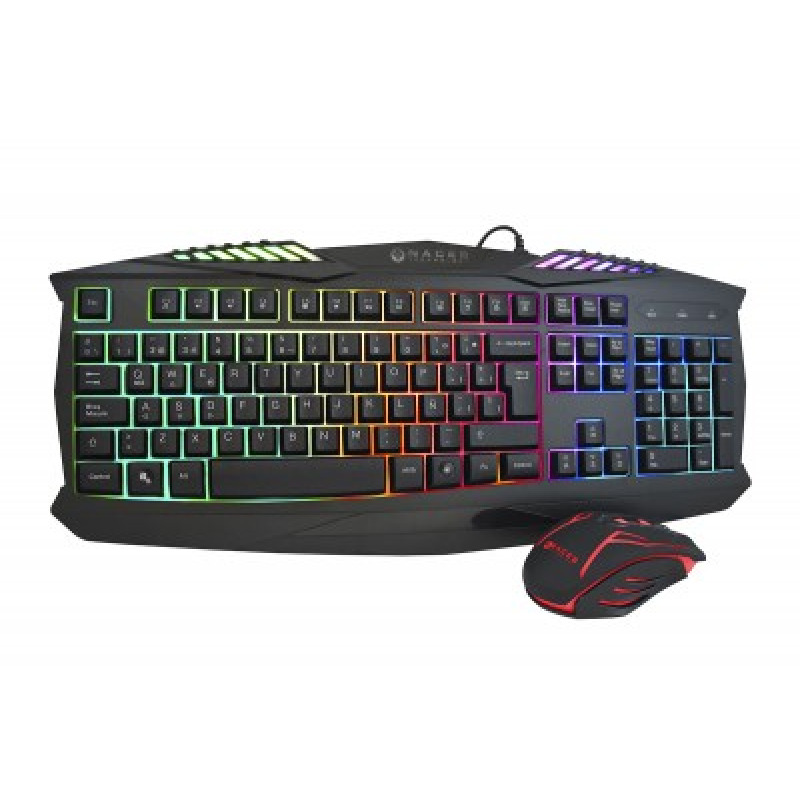KIT 2 EN 1 NACEB (NA-617) TECLADO,MOUSE,GAMING,MULTIMEDIA,800 DPI,RETROILUMINADO,NEGRO image 2