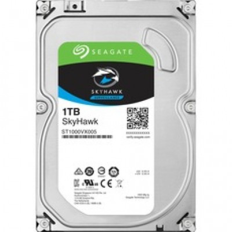 SEAGATE ST1000VX005- Disco Duro de 1TB SkyHawk/ Para Videovigilancia/ Ideal para Trabajo 24/7/ Inteface: SATA de 6 Gb/s/ Hasta 64 Cámaras/ Hasta 8 Bahías/  36 Meses de Garantía/  image 2