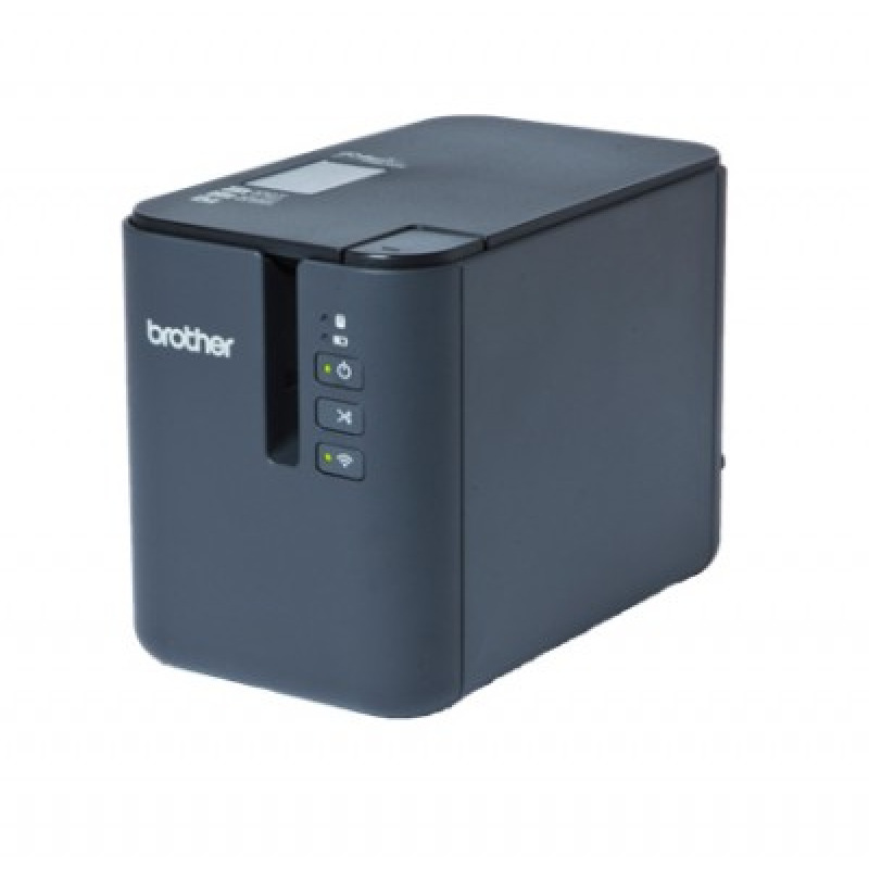 ROTULADOR DE ETIQUETAS BROTHER PTP950NW DE ESCRITORIO CONEXION ETHERNET Y WIRELESS. COMPATIBLE CON CINTAS LAMINADAS Y TERMORRECTRACTILES DE 3.5MM A 36MM