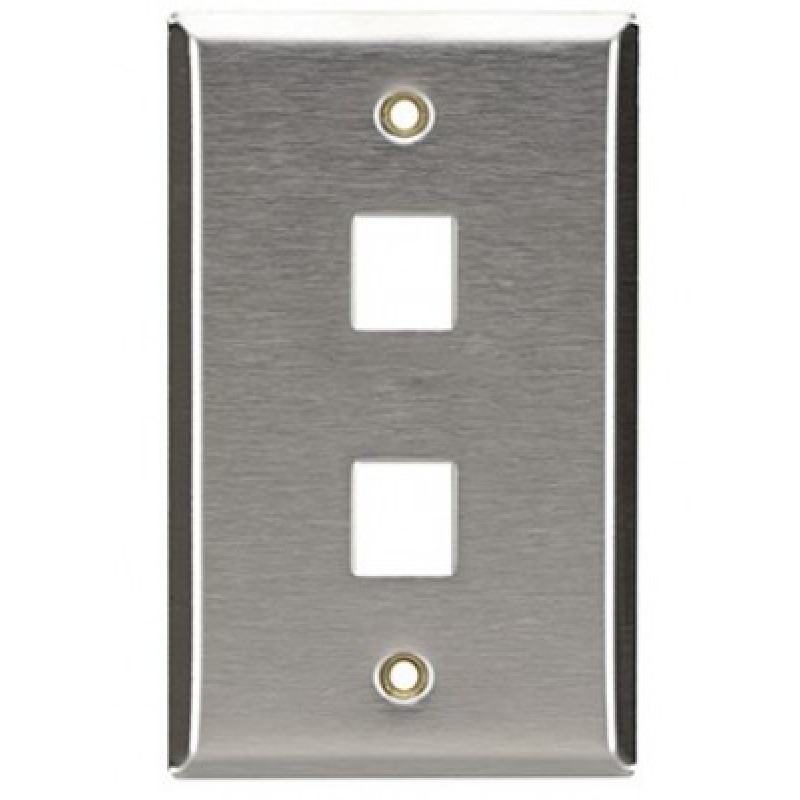 BRobotix 170902 placa de pared o cubierta de interruptor Acero inoxidable image 2