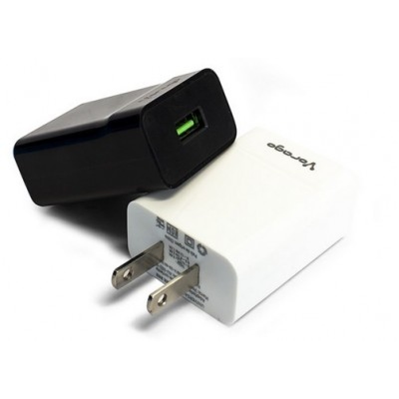 CARGADOR VORAGO PARA PARED AU-302 FAST CHARGE 3.0A 1 USB BLANCO