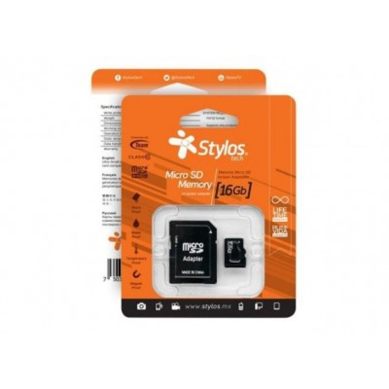 Stylos STMS161B memoria flash 16 GB MicroSDHC Clase 10 image 2