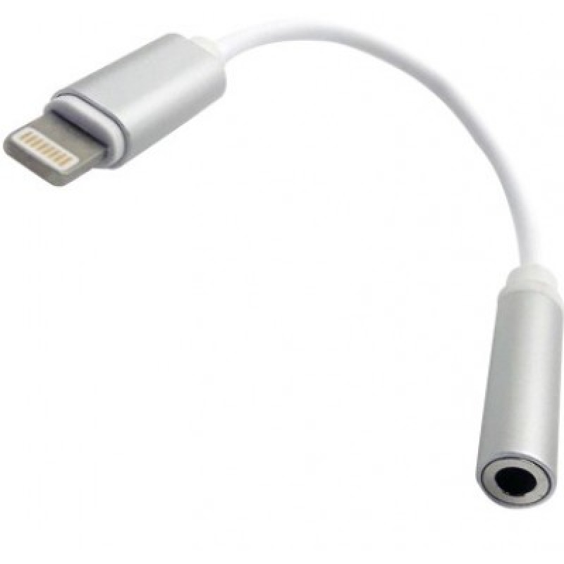 CABLE BROBOTIX LIGHTNING A AUDIO HEMBRA 13CM PARA IPHONE