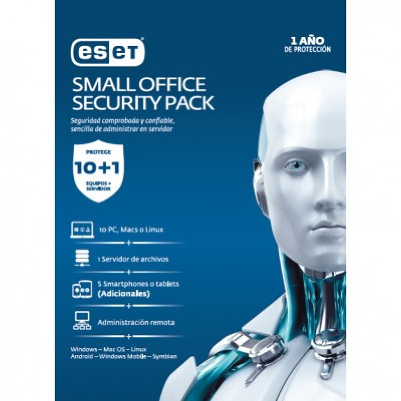 ESET SMALL OFFICE SECURITY, 10 LICENCIAS PCS 1 LICENCIA PARA SERVER WINDOWS CONSOLA LOCAL, 1 AÑO DE VIGENCIA CAJA image 2