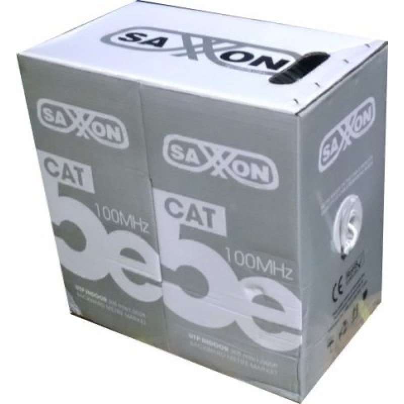 SAXXON OUTP5ECCA305BC - Bobina de Cable UTP Cat5e/ 305 Metros/ CCA/ Color Blanco/ Uso Interior/ Cert ISO9001/ UL 444/ RoSH/ ANSI/ TIA/ EI-568B image 2