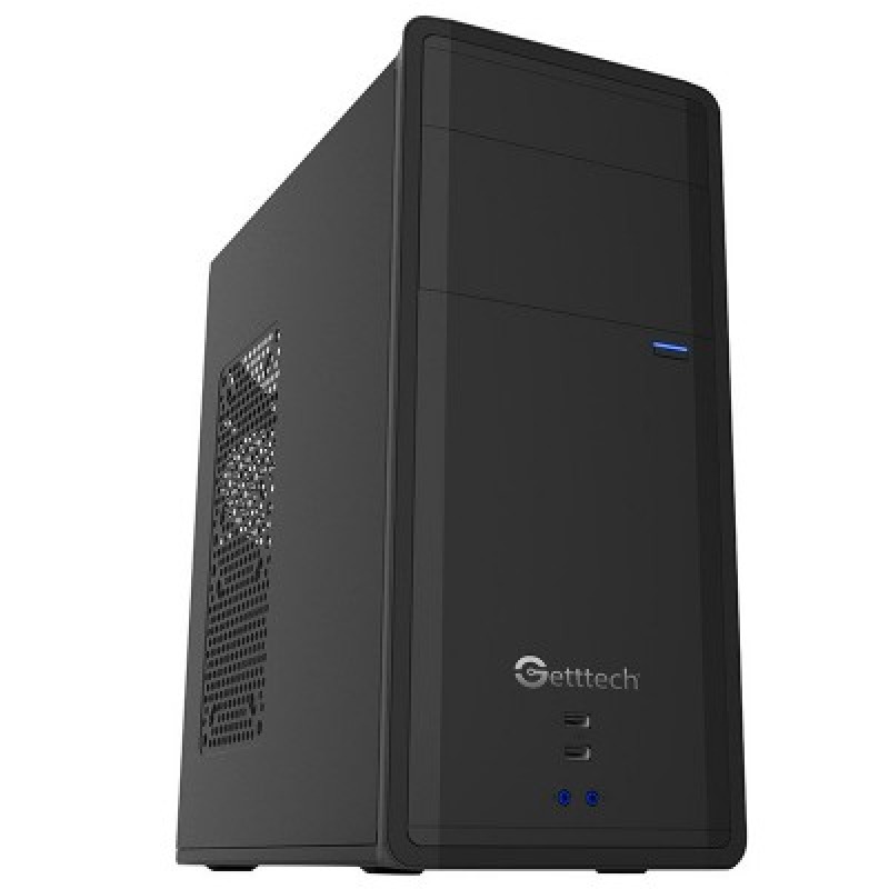 GABINETE GETTTECH 18012 CON FUENTE DE PODER 500W 1 FAN 2 USB 3.0 ATX MATX COLOR NEGRO GG-1802 image 2