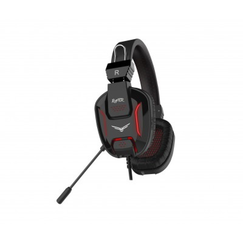 AUDIFONO GAMER DIADEMA ALAMBRICO NACEB RAPTOR HIFI RETROILUMINADO USB2.5+3.5MM C/MIC image 2