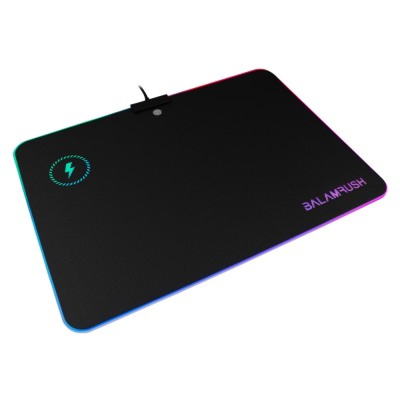 MOUSE PAD GAMER BALAM RUSH MOUSEPAD HEIMDALL / LUZ RGB / CONTROL RGB CAPACITIVO / CARGA INALAMBRICA / NEGRO / BR-922999 image 2