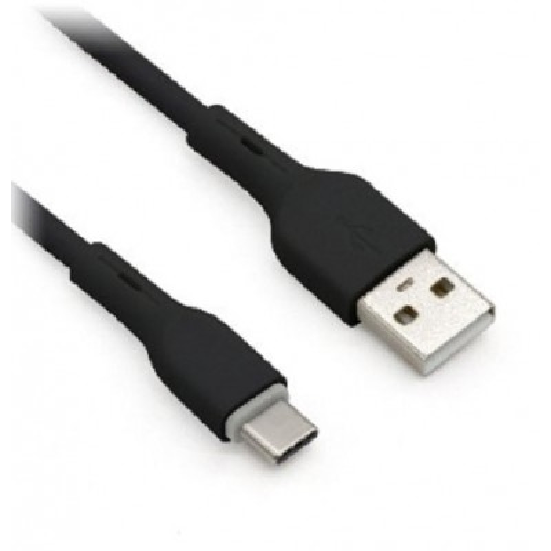 CABLE BROBOTIX USB-A V2.0 A USB-C PVC 1.0M NEGRO image 2