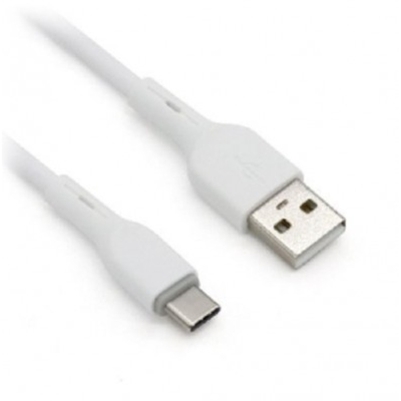 CABLE BROBOTIX USB-A V2.0 A USB-C, PVC, 1.0 M, BLANCO