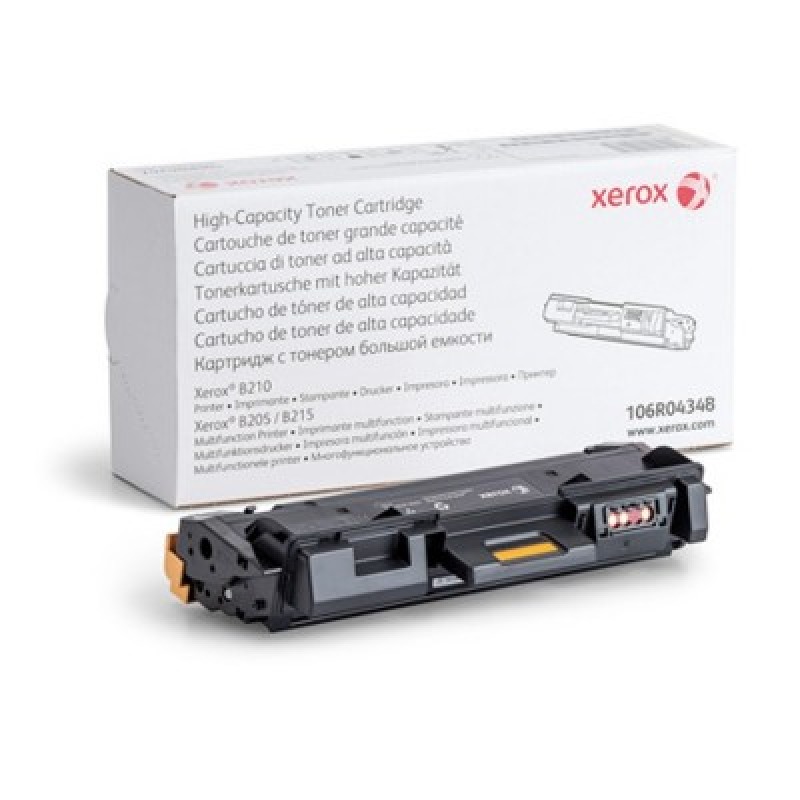 TONER XEROX NEGRO 106R04349, EXTRA ALTA CAPACIDAD 6K, PARA B210/B205/B215 image 2