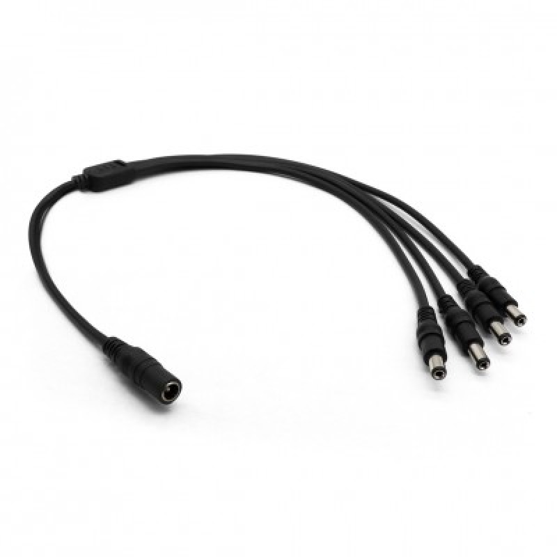 SAXXON 764762- Divisor de energia / Tipo pulpo / 4 Conectores macho / 2.1 mm / 1 Conector hembra