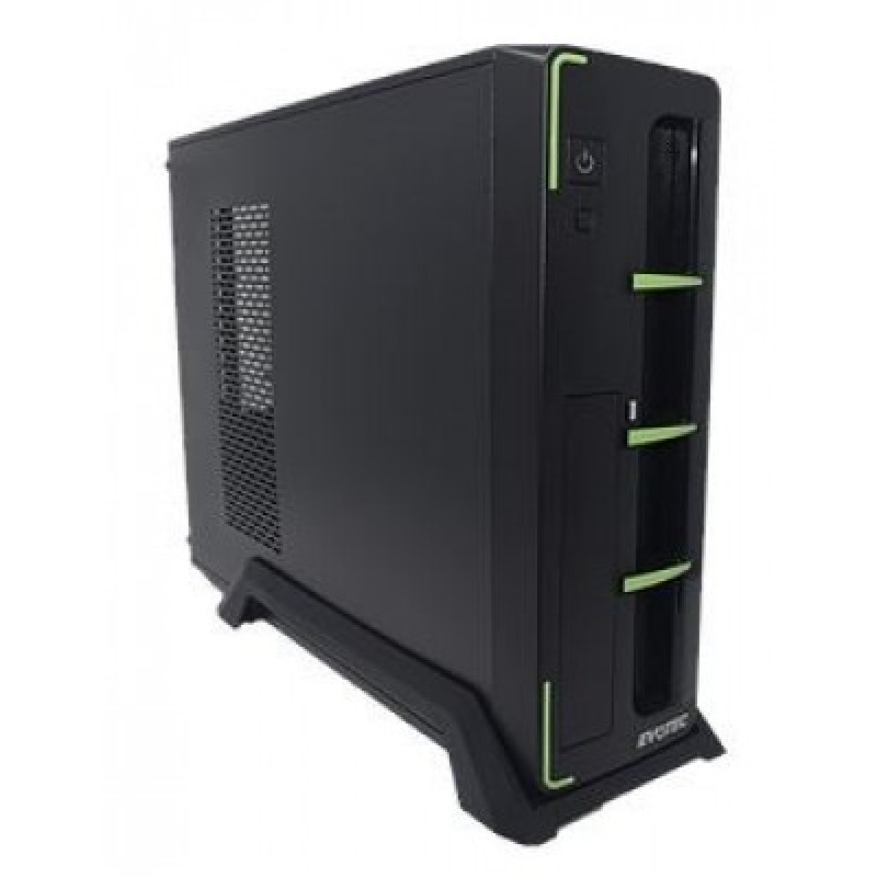 GABINETE EVOTEC (EV-1010) ARUBA,MICRO ATX,FUENTE 600W,2*USB 2.0,NEGRO image 2