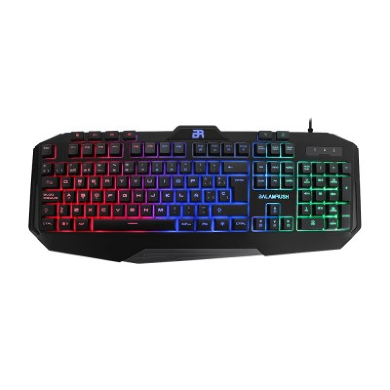 TECLADO GAMER BALAM RUSH GUNFIRE KG330 / ALAMBRICO USB / ILUMINACION LED / MULTIMEDIA / ESPAÑOL / 117 TECLAS / NEGRO / BR-929639 image 2