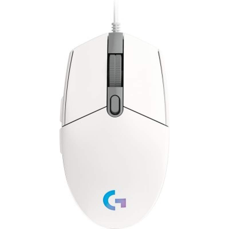 MOUSE GAMING LOGITECH G203 RGB LIGHTSYNC OPTICO USB ALAMBRICO 6 BOTONES PROGRAMABLES BLANCO image 6