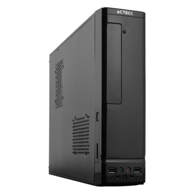 GABINETE ACTECK ATOM / MICRO TORRE SLIM / MICRO ATX, MINI ITX / FUENTE SFX 450W / METAL / NEGRO / AC-929042 image 2