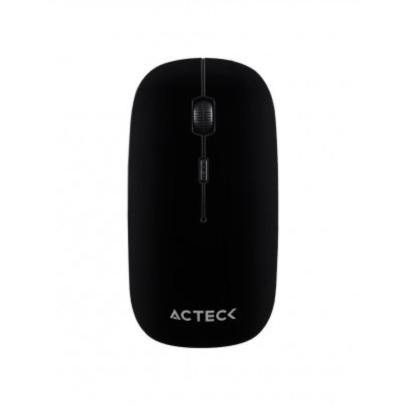  MOUSE ACTECK OPTIMIZE MI240 / INALAMBRICO / RECEPTOR USB / OPTICO / 1600 DPI AJUSTABLE / NEGRO / AC-928885