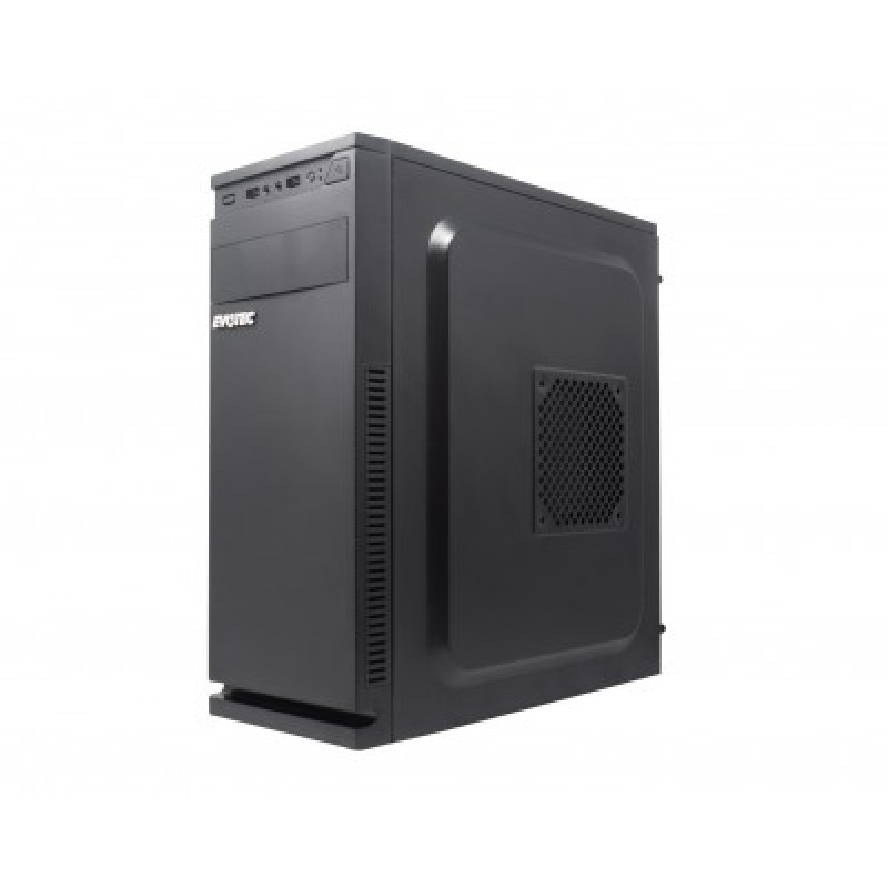 GABINETE EVOTEC (EV-1015) BARDI,MICRO ATX,FUENTE 600W,2*USB 2.0,NEGRO image 2