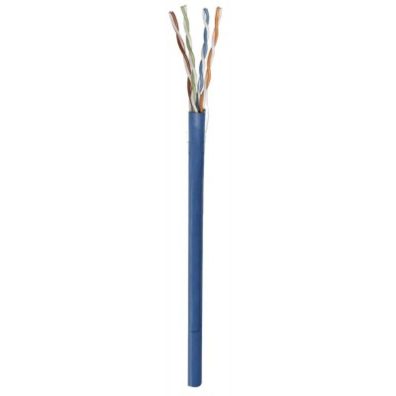INTELLINET 705059 Bobina de Cable UTP Cat6, Sólida, 100% cobre Cable UTP, Filamento sólido, 23 AWG, 100% cobre, clasificación CM, 305 m, Azul image 2