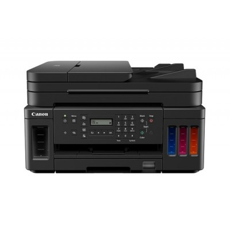 MULTIFUNCIONAL CANON G7010, TINTA CONTINUA, IPM 13 NEGRO/6.8 COLOR, USB, WIFI,ETHERNET RED, DUPLEX, ADF, CAMA PLANA CARTA/8.5X11, CONSUMIBLES GI-10 image 2