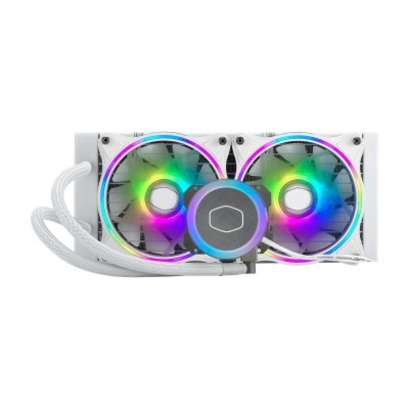 DISIPADOR ENFRIAMIENTO LIQUIDO COOLER MASTER MASTERLIQUID ML240/ILLUSION WHITE EDITION/GAMER
