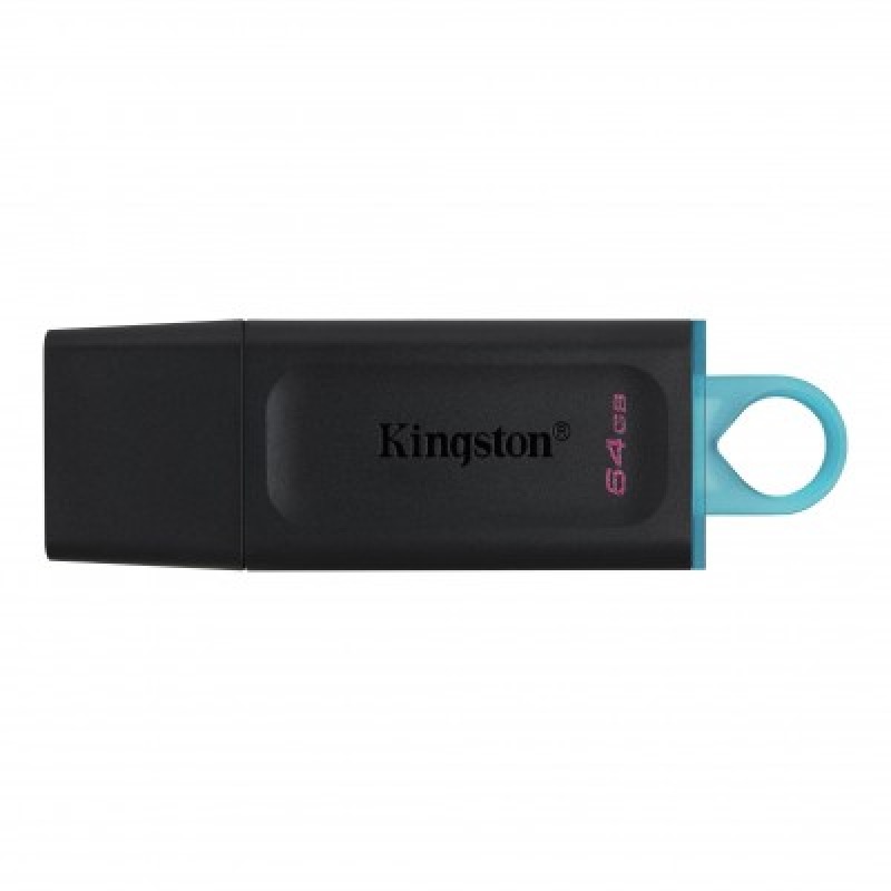 MEMORIA FLASH USB KINGSTON DATA TRAVELER EXODIA 64GB GEN 1 3.2 TIPO A NEGRO C/ANILLO AZUL OCEAN (DTX/64GB) image 11