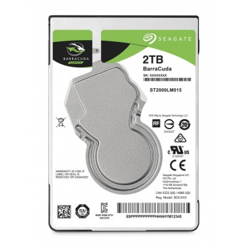 DISCO DURO INTERNO SEAGATE BARRACUDA 2TB 2.5 PORTATIL SATA 6GB/S 128MB 5400RPM 7MM P/ULTRABOOK image 2