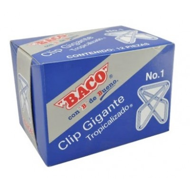 Baco CL017 sujetapapeles Zinc 50 pieza(s)