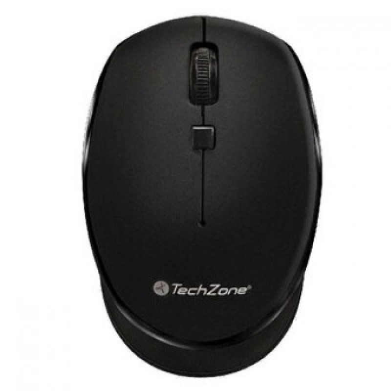 MOUSE TECHZONE TZ19MOU01-INA OPTICO INALAMBRICO 1000 DPIS ERGONOMICO NEGRO image 2