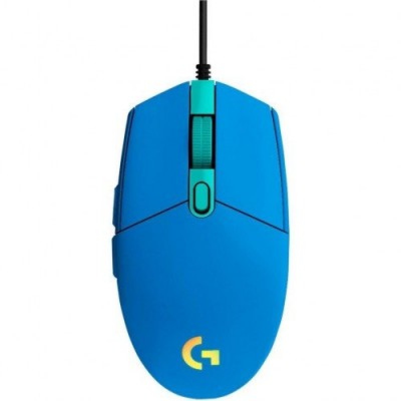 MOUSE GAMING LOGITECH G203 RGB LIGHTSYNC OPTICO USB ALAMBRICO 6 BOTONES PROGRAMABLES AZUL image 6
