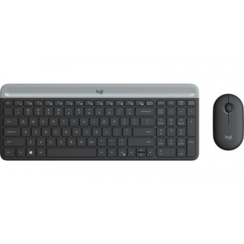 TECLADO/MOUSE LOGITECH MK470 ULTRA DELGADO NEGRO INALAMBRICO USB PC/WINDOWS/SURFACE
