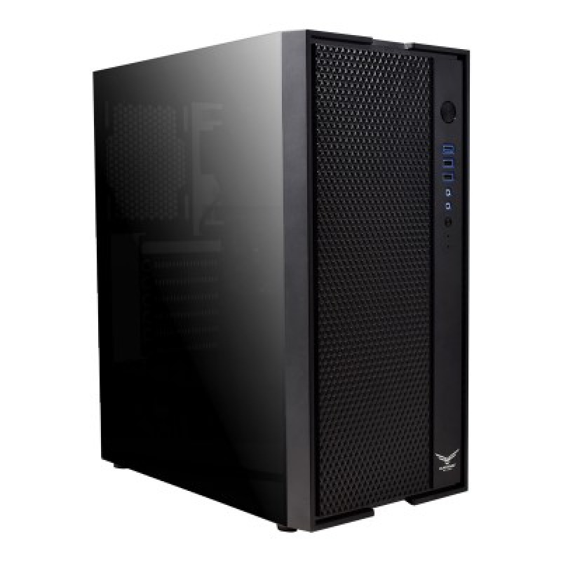 GABINETE NACEB (NA-0611) CYPHER,ATX,SIN FUENTE,2*USB 3.0,3*FAN,RGB,CRISTAL TEMP,NEGRO image 2