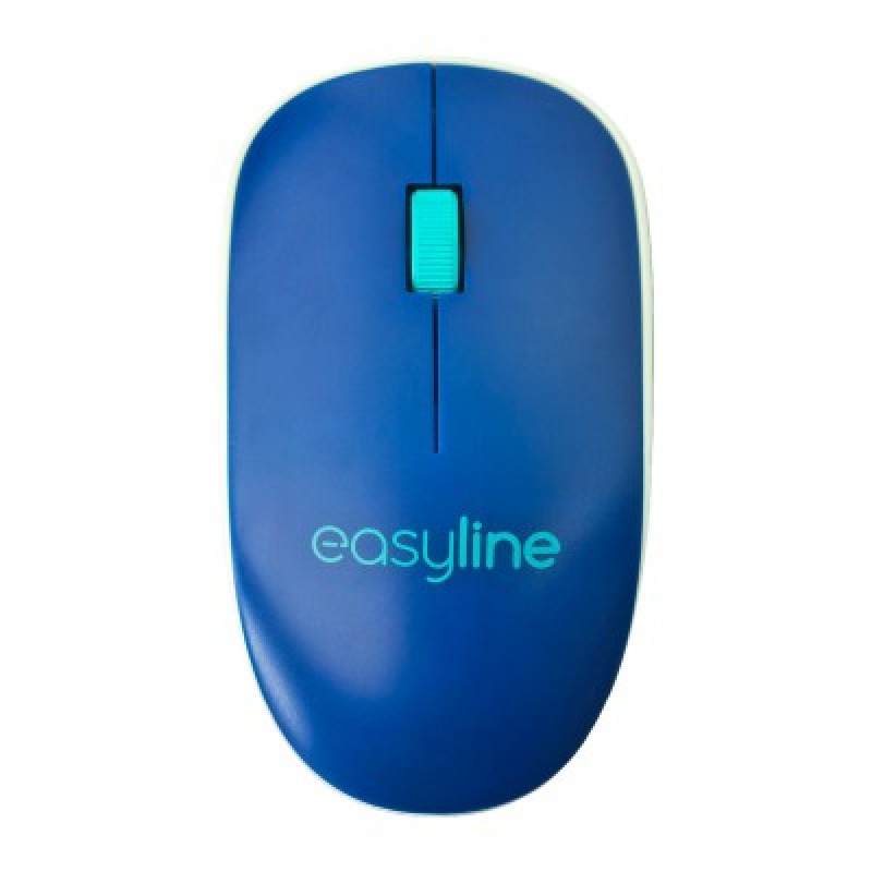 MOUSE INALAMBRICO 1000 DPI DONGLE USB SIMETRICO EASY LINE BY PERFECT CHOICE VIVA - AZUL