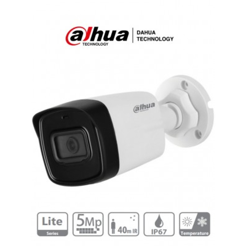DAHUA HAC-HFW1500TL-28 - Camara Bullet de 5 Megapixeles/ Lente de 2.8 mm/ 111 Grados de Apertura/ IR de 40 Mts/ IP67/ Starlight/ DWDR/ Soporta: CVI/CVBS/AHD/TVI/ #PromoFull image 2