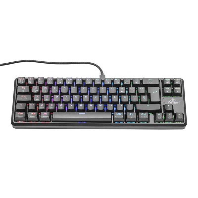 Yeyian YTM-28209R teclado USB QWERTY Negro
