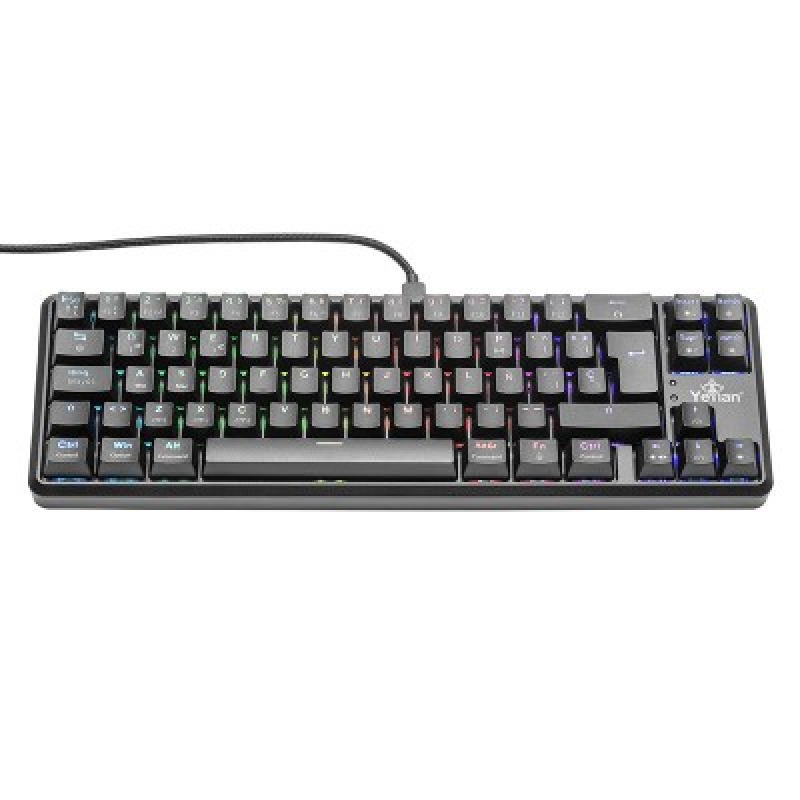 Yeyian YTM-28210B teclado USB QWERTY Negro