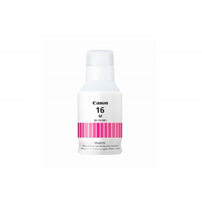 BOTELLA DE TINTA CANON GI-16 MAGENTA,RENDIMIENTO 9,000 PAGINAS,COMPATIBLE: MAXIFY GX7010,MAXIFY GX6010,MAXIFY GX5010 image 2