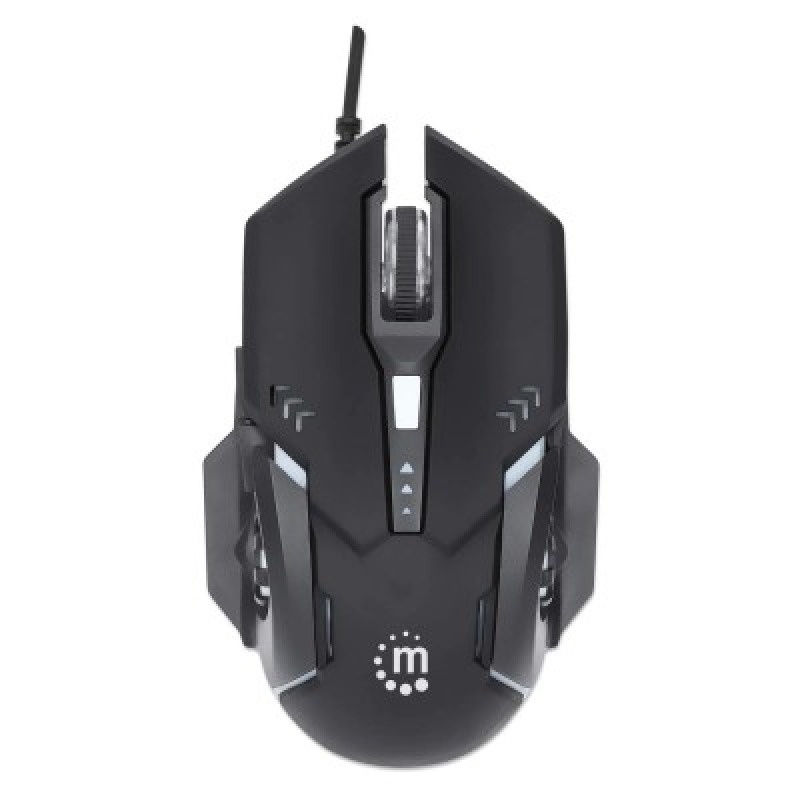 MOUSE OPTICO,MANHATTAN,179256, GAMING 6 BOTONES, NEGRO image 2
