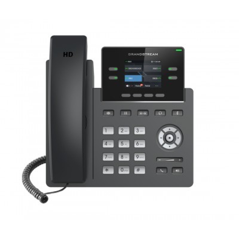 Teléfono IP Grado Operador 4 líneas SIP con 2 cuentas pantalla a color 24 PoE codec Opus IPV4/IPV6 con gestión en la nube GDMS image 2