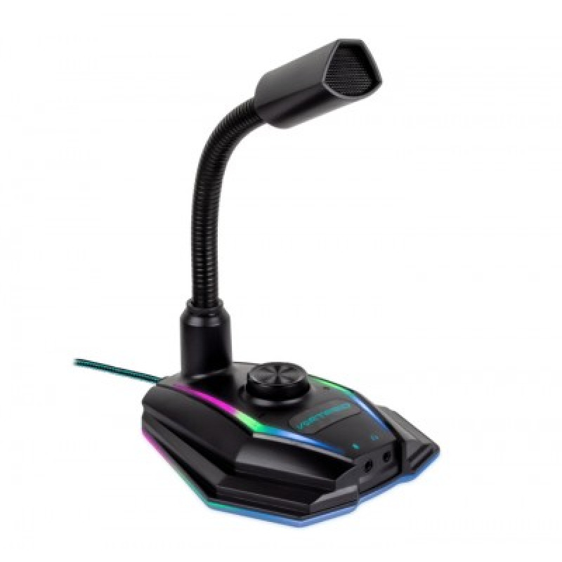 MICROFONO GAMING CON LUZ LED RGB VORTRED BY PERFECT CHOICE NEGRO  image 2