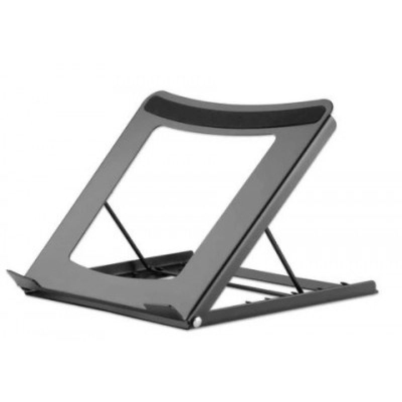 MANHATTAN 462129 - Soporte ajustable para laptops y tabletas / Elevador ergonómico para laptops y otros dispositivos de 10" a 15.6" / Hasta 5 kg / Plegable en cinco posiciones / Color negro image 2
