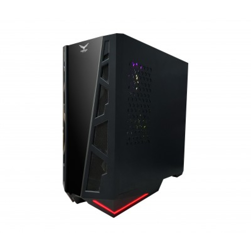 GABINETE NACEB (NA-0610) COLOSUS,FULL  ATX,SIN FUENTE,2*USB 3.0,3*FAN,RGB,CRISTAL TEMP,NEGRO image 2