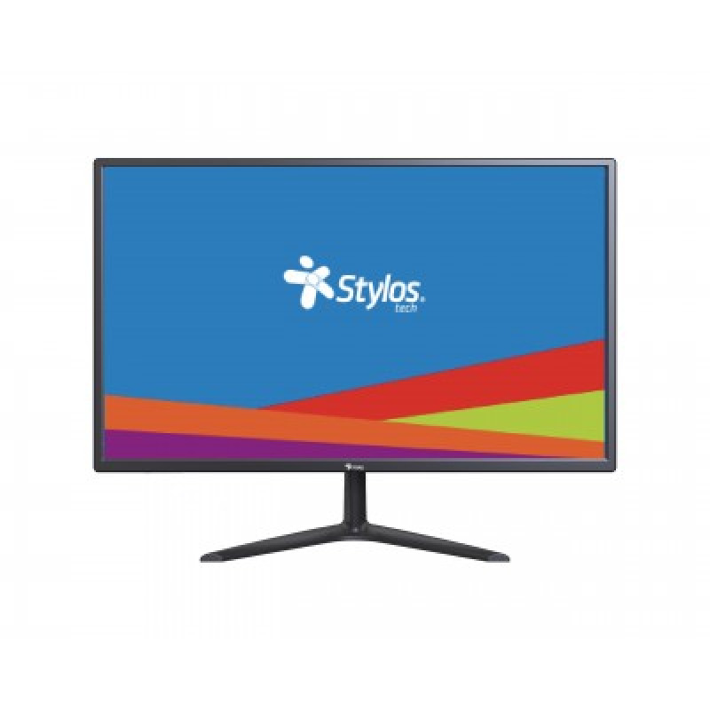 MONITOR LED STYLOS 19" (STPMOT3B) SMOT3, HD, 60HZ,5MS, 1-VGA, 1-HDMI, NEGRO image 2