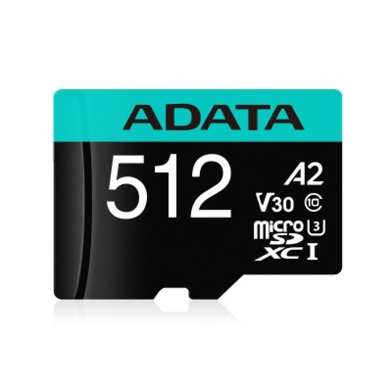 MEMORIA ADATA MICRO SDXC/SDHC 512GB UHS-I 100MB/85MB CLASE 10 V30 A2 C/ADAPTADOR (AUSDX512GUI3V30SA2-RA1) image 2