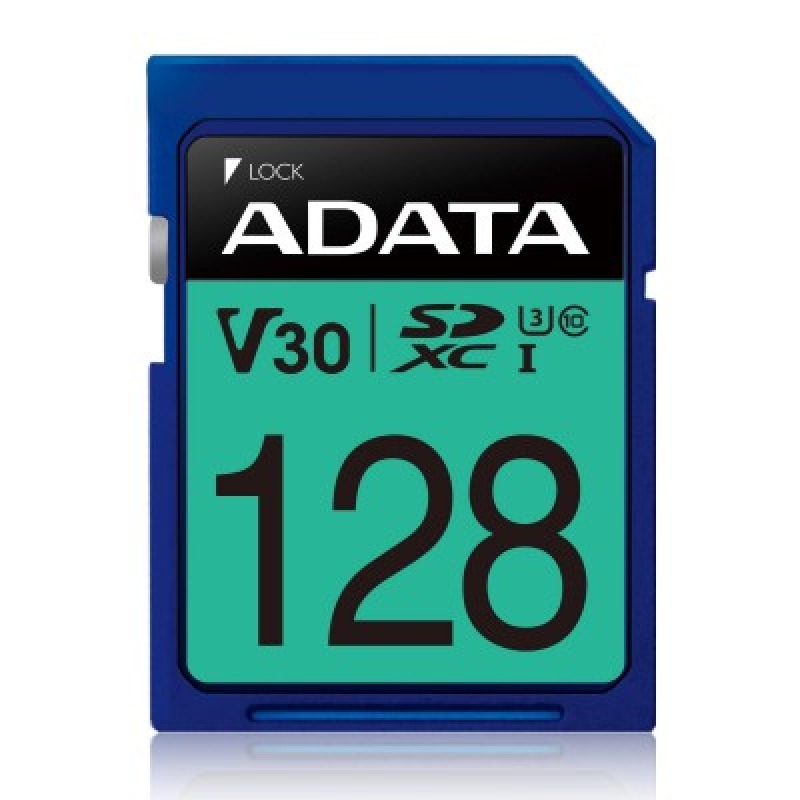 MEMORIA SD ADATA PREMIER PRO 128GB / SDXC UHS-I U3 V30 / 95/60 MB/s image 2