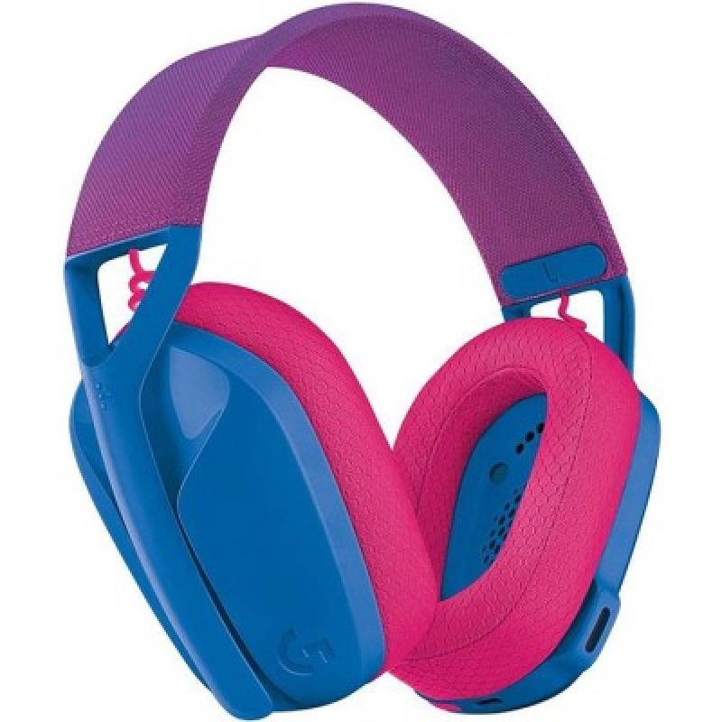 AUDIFONOS GAMING LOGITECH G435 LIGHTSPEED INALAMBRICO RECARGABLE 18HRS DE USO AZUL