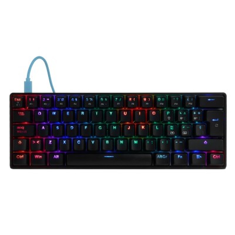 Game Factor KBG560 teclado USB QWERTY Español Negro