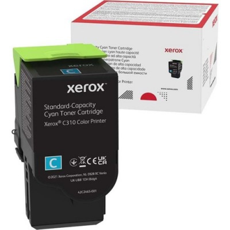 TONER XEROX CIAN 006R04361, CAPACIDAD ESTANDAR 2K, PARA C310/C315