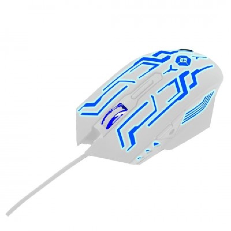 MOUSE GAMER ALAMBRICO 800 A 3600 DPI 6 BOTONES CONECTOR USB RGB VORTRED BY PERFECT CHOICE LEGACY - BLANCO image 2